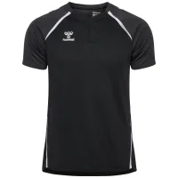 Hummel Camiseta funcional 'Lead 2.0'  negro / blanco