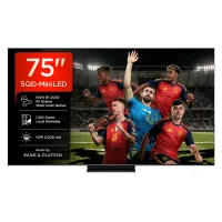 TV SQD-Mini LED 75" - TCL 75C7L, UHD 4K, TSR AiPQ, Smart TV, DVB-T2 (H.265), HDR 3000 nits, Dolby Vision y Atmos, Negro