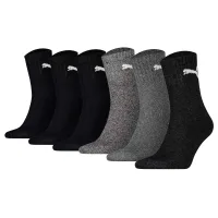 PUMA Calcetines deportivos  gris moteado / negro / negro moteado / blanco