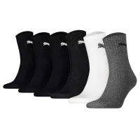 PUMA Calcetines deportivos  gris oscuro / negro / blanco