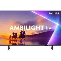 TV QLED 85" - Philips Ambilight 85PUS8510/12, UHD 4K, Titan OS, Smart TV, Pixel Precise Ultra HD, Dolby Atmos, Negro mate