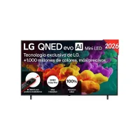 TV QNED Mini LED 75" - LG 75QNED85B6B, UHD 4K, Procesador Inteligente α8 AI Processor 4K Gen3, Smart TV, DVB-T2 (H.265), Negro