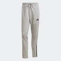 ADIDAS SPORTSWEAR Pantalón deportivo 'ESSENTIALS THREE STRIPES SINGLE JERSEY'  gris moteado / negro