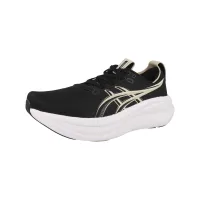 ASICS Zapatillas de running 'Gel-Nimbus 28'  beige / negro