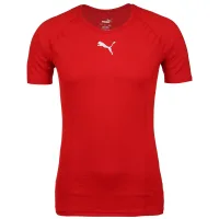 PUMA Camiseta térmica 'Liga'  rojo / blanco