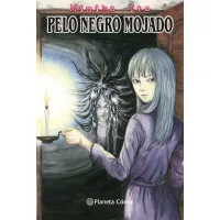 Pelo negro mojado