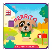 Mira, toca y encuentra. Perrito