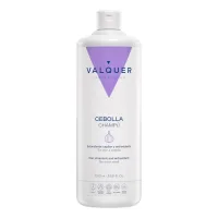 VALQUER Champú con Extracto de Cebolla | Limpieza Purificante para Todo Tipo de Cabello | Ayuda a Mantener el Cabello Suave, Brillante y con Aspecto Cuidado | Uso Frecuente | 1000 ml