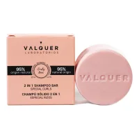 Valquer Laboratorios Champú Sólido para Método Curly 2 en 1 - Especial Rizos con Hidratación Extra y Control de Encrespamiento 70gr