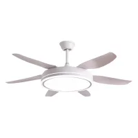 BEL AIR HOME - Ventilador de techo ORION con motor DC 6 Aspas Luz Led 72W y 132 cm de diámetro