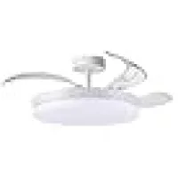 BEL AIR HOME - Ventilador de Techo ARES, Motor DC, LED 36W y Control Remoto, 3 Aspas Plegables, Dormitorios y comedores