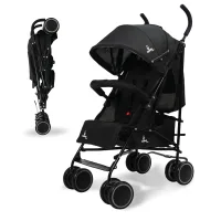 Asalvo Silla de Paseo para bebés ligera Tokyo - Desde 6 meses hasta 15 kg, Fácil de plegar, Compacta, Ruedas dobles, Multiposición