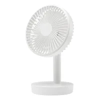 Orbegozo TF 1016 Ventilador Portátil Recargable USB-C 16 cm – Batería 4.000 mAh (hasta 11h Autonomía), 4 Velocidades, Oscilación Automática 90°, Inclinación 30°, Potencia 9W e Indicadores LED