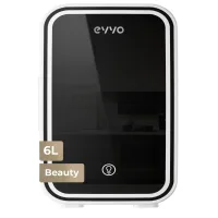 Nevera Mini EVVO F6 Beauty Rosa, 6 L, Enfría y Calienta, Luz LED, AC/DC