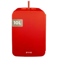 Nevera Portátil EVVO F10 de 10 L con Función de Frío y Calor, Silenciosa y Compacta para Hogar, Oficina y Coche