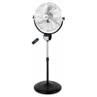 Orbegozo PWS 3050 Ventilador 2 en 1 – Potencia 120W, Montaje Pie y Pared, Aspas de 50 cm, 3 Velocidades, Mando a Distancia, Temporizador hasta 3,5 h, Cabezal Oscilante e Inclinable 10°