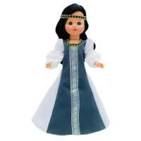 Folk Artesanía: Muñeca Colección Sintra Original 40 Cm Vinilo Vestido Fantasía Edición Limitada