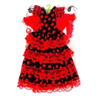 Muñeca Flamenca Vestido Folk Artesanía Sintra Andalucía