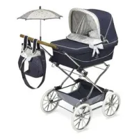 Decuevas Toys - Coche Reborn Plegable Con Sombrilla Vintage 40X90X90Cm (82044)