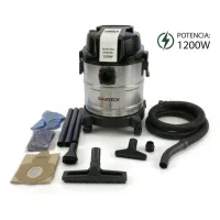 GAVATECH AJV20-20L – Aspirador de Seco y Mojado de 20 Litros, 1200W con Cuerpo de Chapa, Cable de 3m y Función de Soplado.