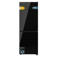 Cecotec Frigorífico Combi 409L Total No Frost Bolero CoolMarket Combi 409 Black Glass E. Altura 185cm, MAX INSIDE con VIP Tech