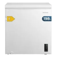 Cecotec Congelador Horizontal 198L Bolero CoolMarket Chest 198P White E. Cesta con Asas, Control Electrónico LED