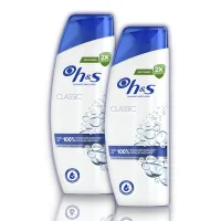 Champú Anticaspa Head & Shoulders 400ml - H&S Classic para Todo Tipo de Pelo y Cuero Cabelludo - 100% Protección Anticaspa - Pack Ahorro  2 y 4 Unidades - H&S