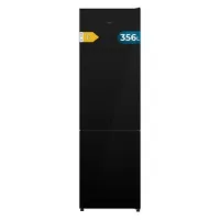 Cecotec Frigorífico Combi 356L Bolero CoolMarket Combi 356i Black Glass E. 200cm de Alto, 59,5 cm de Ancho, Clase E