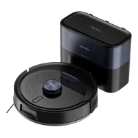 Robot friegasuelos - Cecotec Conga Y60 Dark, 13000 Pa, Hasta 200 min, 3 L, 100 días, 4 en 1, app, Bluetooth y WiFi 2,4 GHz, Negro