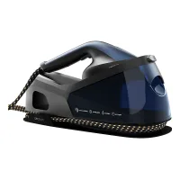 Centro de planchado - Cecotec IronHero V-2400 Station, Suela cerámica Turbo Slide, 3 modos, Depósito 1,2 L, LED, Antical Cyclo Clean, Negro