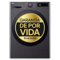 Lavadora secadora - LG F4DR6009AGM, 9 kg/6 kg, 1400 rpm, 12 programas, AI Direct Drive™, TurboWash™360˚, Inox grafito