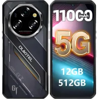 OUKITEL WP62 Teléfono Móvil 5G 12GB+512GB 11000mAh Pantalla de 6.58  108MP Android 15 negro