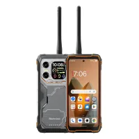 Blackview XPLORE 1 Walkie Talkie Teléfono Móvil 5G 36GB+256GB 20000mAh Pantalla de 6.78  64MP Android 15 Smartphone naranja