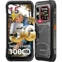 Teléfono móvil Blackview XPLORE X1 5G 36GB+256GB 10000mAh Pantalla de 6.78  108MP Android 15 Smartphone negro