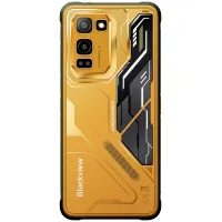 Blackview Fort 5 Android 16 Smartphone Robusto, 36GB RAM + 256GB ROM Smartphone 5000mAh/33W, 6.78”IPS 120Hz, 108MP+13MP Visión Nocturna, NFC/IP68/IP69K amarillo