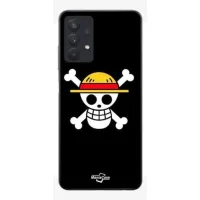 Coque Maniacase pour Samsung Galaxy A32 4G Drapeau One Piece Pirate Rap et Chapeau de Paille