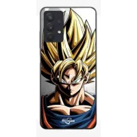 Coque Maniacase pour Samsung Galaxy A32 4G Goku Dragon ball z super ultra instinct negro