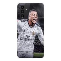 Coque Maniacase pourSamsung Galaxy A14 5g Kylian Mbappe Real Madrid Goal negro