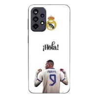 Coque Maniacase pour Samsung Galaxy A53 5g Kylian Mbappe Real Madrid 9 Hola negro