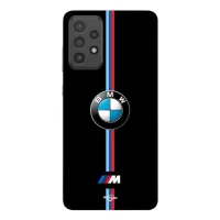Coque de téléphone - MANIACASE - Samsung Galaxy A33 5G - Silicone TPU - Noir - BMW logo couleur M negro