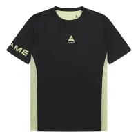 A-Game Camiseta funcional  lima / negro