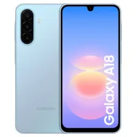 Samsung Galaxy A18 LTE, Azul Claro, 128 GB, 4 GB RAM, 6.7", FHD+ Super AMOLED, Exynos 1610, 5000 mAh, Android 17