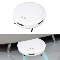 Robot Aspirador Inteligente Con Control Por Aplicación Y Depósito De Agua De 100 Ml – 7,4 V, Blanco