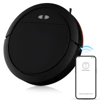 Robot Aspirador Y Fregador 3 En 1 Con Wi-fi, Potencia De Succión De 4000 Pa, Modo Silencioso, Autonomía De 130 Minutos, Dimensiones 30 X 30 X 5,5 Cm, Carcasa De Abs, 2 Baterías De 7,4 V/3000 Mah.
