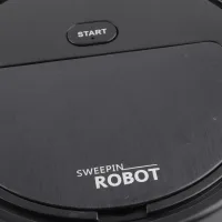 Robot Aspirador Inalámbrico 3 En 1 Con Cepillo Inteligente, Ultra Silencioso Para Pelo Y Polvo, Abs Negro, 1200 Mah