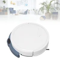 Robot Aspirador Inteligente Y Conectado, Potencia De Succión De 2000 Pa, Color Blanco, Control Mediante Aplicación Usb, Batería De 3000 Mah, Depósito De Polvo De 510 Ml, Depósito De Agua De 135 Ml.