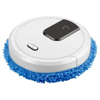 Robot De Limpieza Automático V7, Carcasa De Abs De Alta Eficiencia, Batería De 1500 Mah, Disponible En Blanco, Negro Y Rojo, Con Lámpara Uv Y Función De Pulverización Para Limpieza En Seco Y Húmedo.