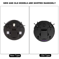 Robot Aspirador 3 En 1, Carcasa De Abs Negro, 24,8 X 4 Cm, 2400 Mah, Autonomía De 70 Minutos, Funciones De Aspirado, Fregado Y Barrido.