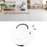 Robot Aspirador Inteligente 3 En 1 Con Función De Carga Usb – Limpieza Automática De Suelos, Abs Blanco, 26 Cm