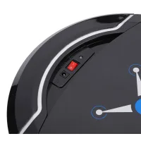 Robot Aspirador Inteligente Con Puerto De Carga Usb (cc 5v), Carcasa De Abs Negro, 23 Cm De Altura, Batería De 1800 Mah.